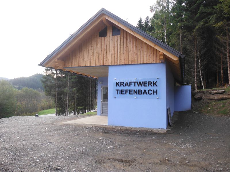 Kleinwasserkraftwerk Tiefenbach